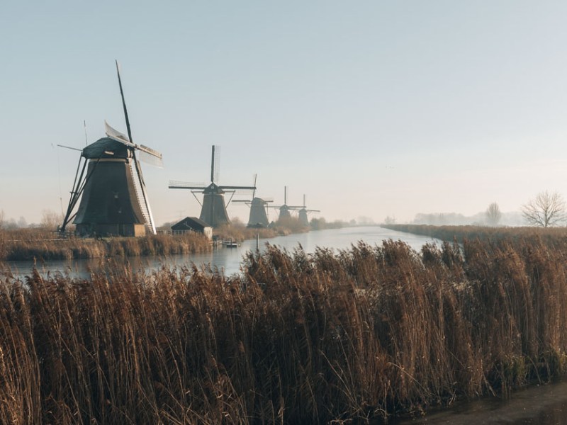 Winter 2022/2023 – een koude week in&nbsp;Kinderdijk